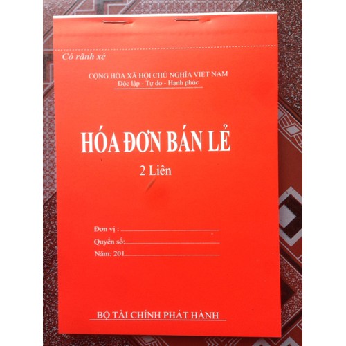 Hoá đơn bán lẻ nhỏ A5