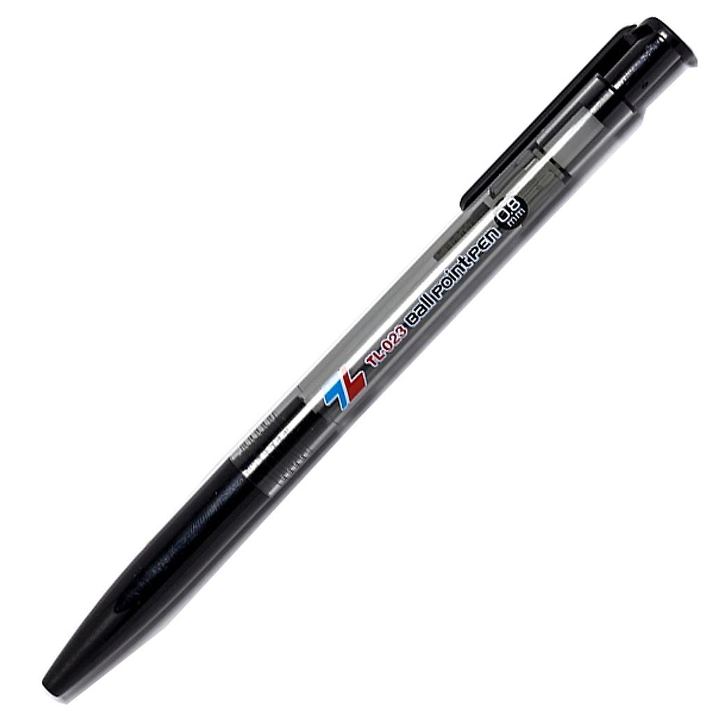 Bút bi Thiên Long 023 đen (ngòi 0.8mm)