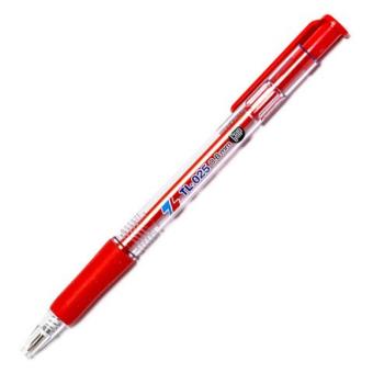 Bút bi Thiên Long 025 đỏ (ngòi 0.8mm )