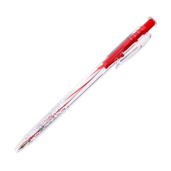 Bút bi Thiên Long 027 đỏ (ngòi 0.5mm)