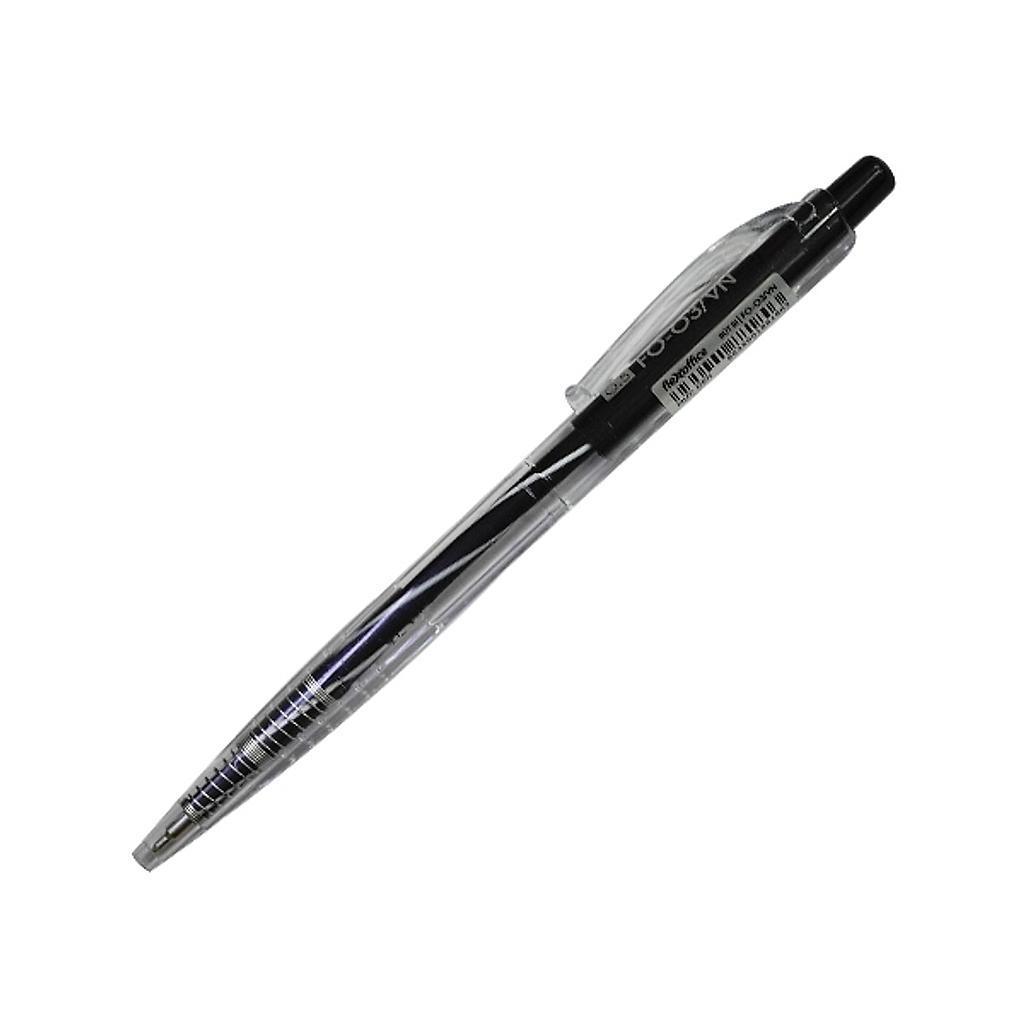 Bút bi Thiên Long FO-03 đen (ngòi 0.5mm)