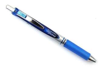 Bút gel Pentel BL77 xanh dạng bấm (ngòi 0.7mm)