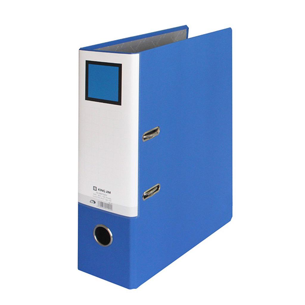 File còng 7cm Kingjim khổ F xanh