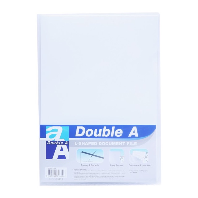 File góc ( hở 2 cạnh) Double A A4
