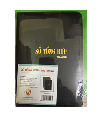 Sổ tổng hợp T8-400 ( sổ da mềm)