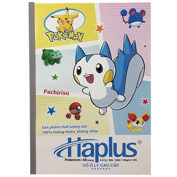 Vở Haplus Pokemon 48 - 4ly