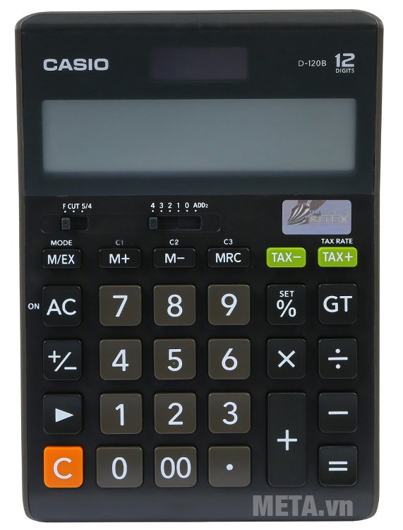 Máy tính Casio D120B (Bảo hành 2 năm)