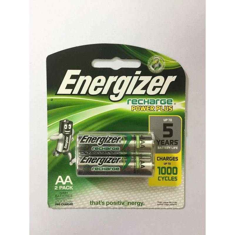Pin sạc Energizer AA 2000mAh 2 viên/ vỉ