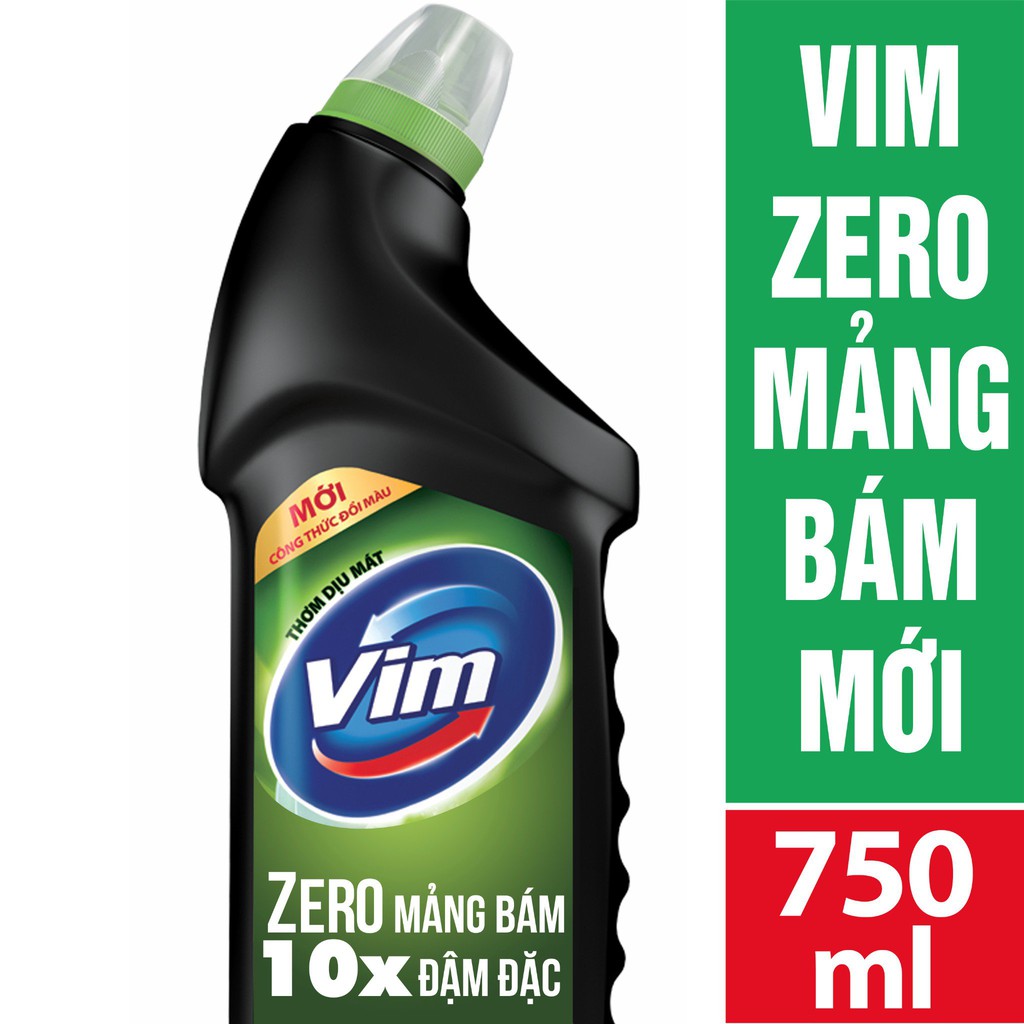 Tẩy VS Vim Zero Mảng Bám 750ml - Xanh